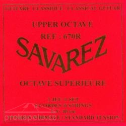 Savarez 670 R Upper Octave - nylonové struny pro klasickou kytaru (normal tension)