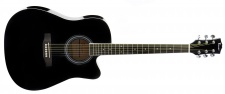 Truwer WG C 4111 BK TOMMY BLACKSMITH CUTAWAY- westernová kytara